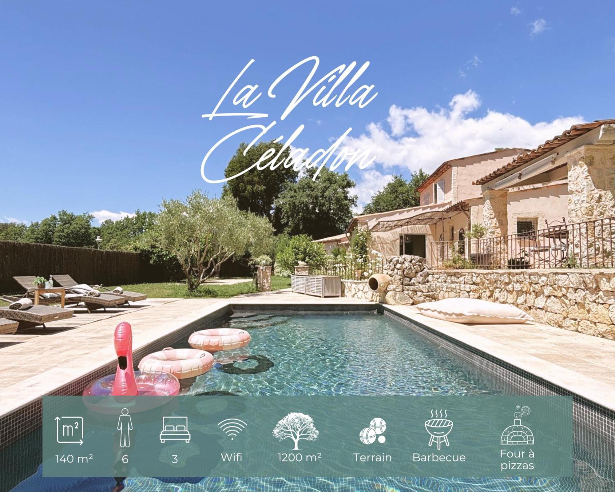 Villa Celadon Valbonne - Piscine Εξωτερικό φωτογραφία
